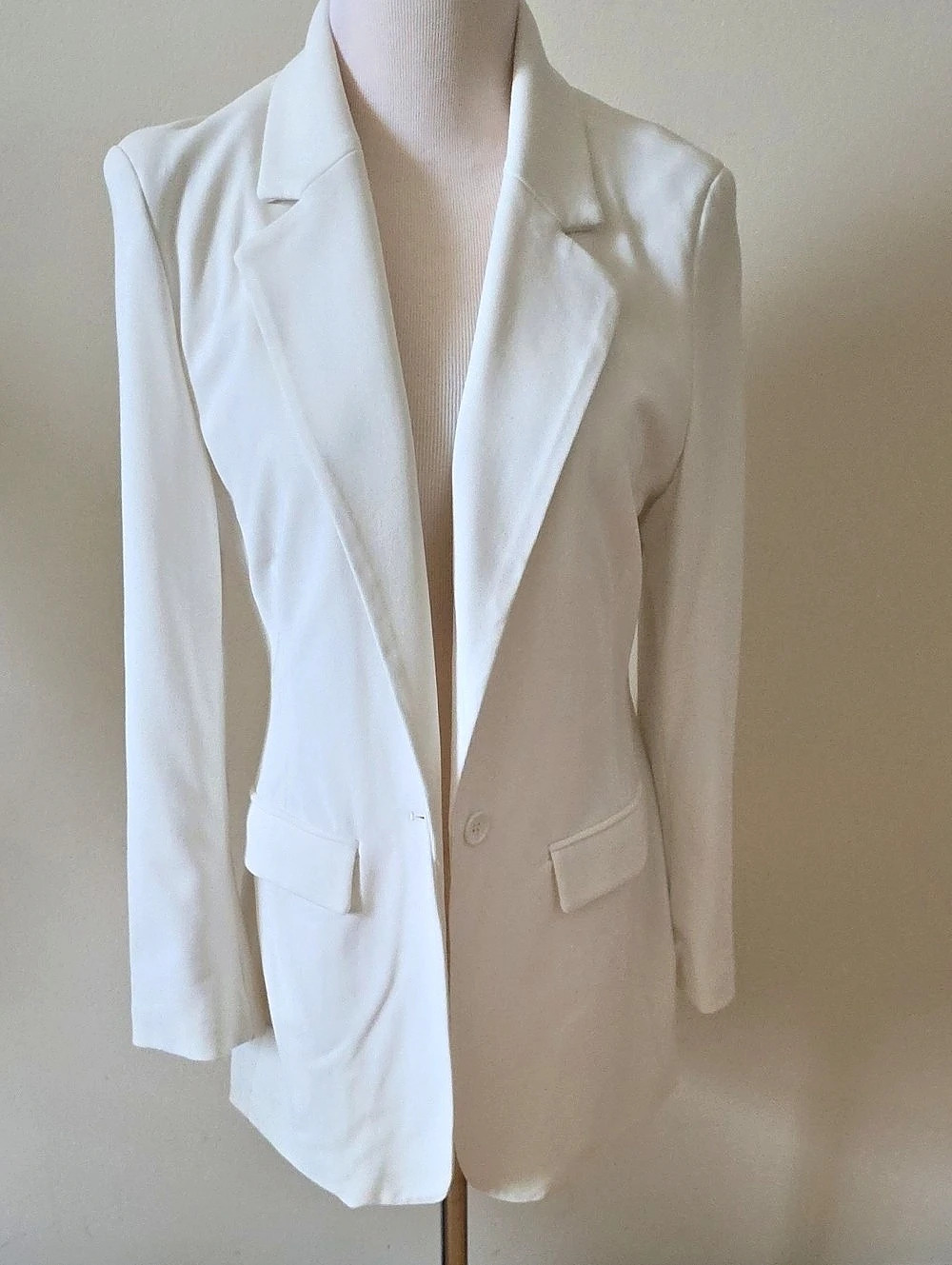 Boston Proper White Blazer Size 10 Like New